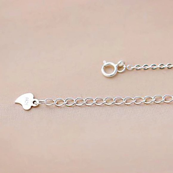 NEW 925 Sterling Silver Cherry Blossom Necklace - Picture 8 of 8